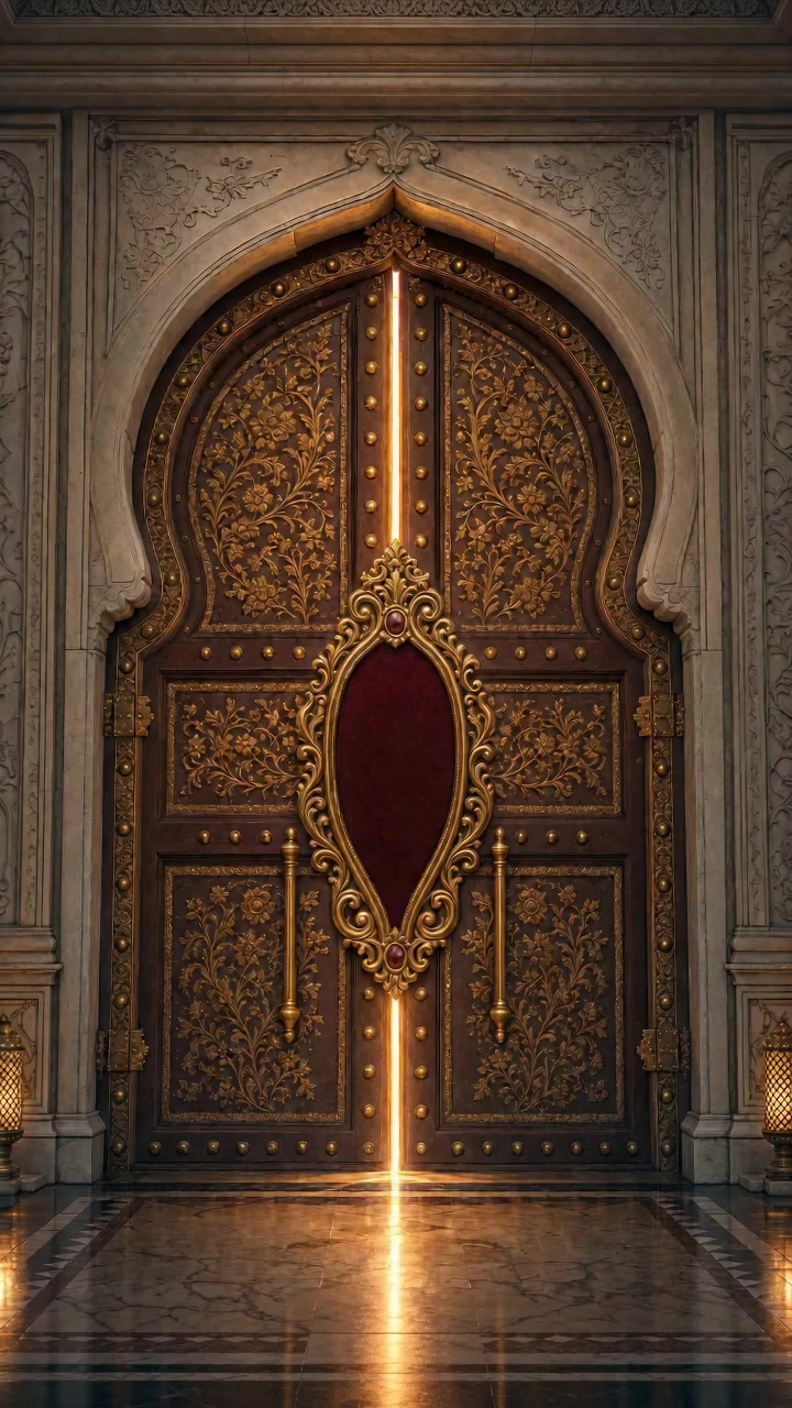 Ornate palace doors